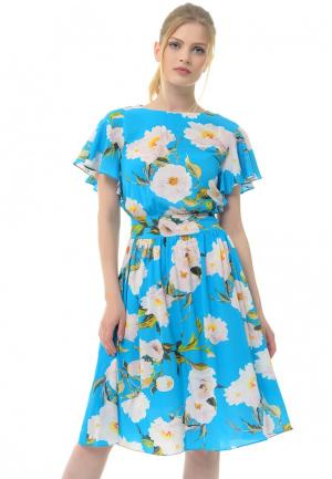 Платье Arefeva. Цвет: голубой