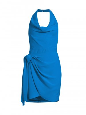 Коктейльное платье Martine с хомутом , синий Amanda Uprichard