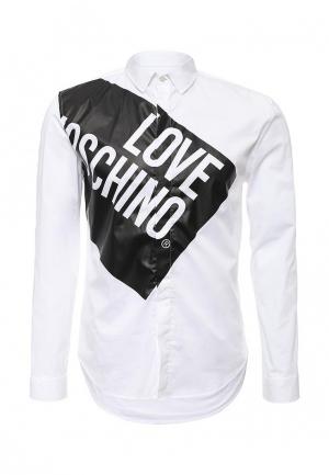 Рубашка Love Moschino. Цвет: белый