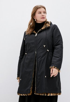 Куртка утепленная Marina Rinaldi Sport -шуба, reversible, EDIPO. Цвет: разноцветный
