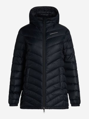 Пуховик женский Frost, Черный Peak Performance. Цвет: черный