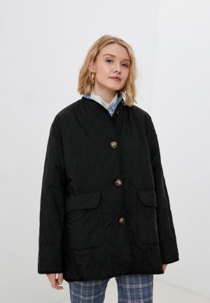 Куртка утепленная Moona Store. Цвет: черный