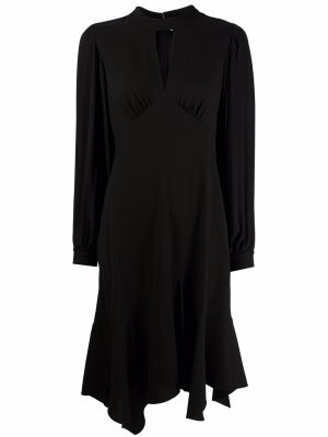 Платье миди с вырезами DVF Diane von Furstenberg. Цвет: черный
