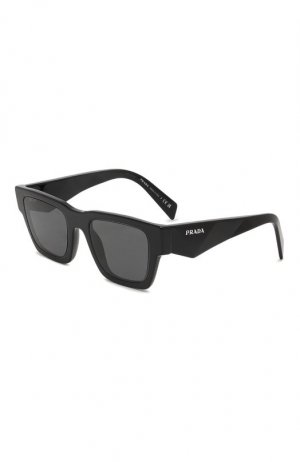 Солнцезащитные очки Prada. Цвет: чёрный