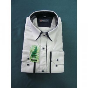 Школьная рубашка , размер 134-140, белый Brostem. Цвет: белый