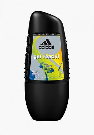 Дезодорант adidas Get Ready Male, 50 мл. Цвет: прозрачный