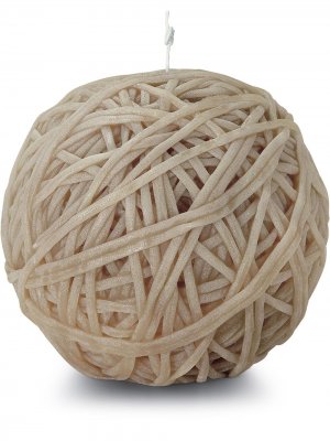 Свеча Ball of Yarn (21 см) Missoni Home. Цвет: бежевый