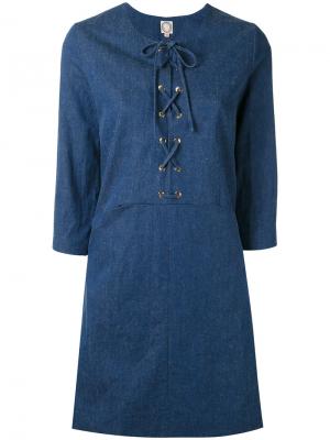 Джинсовое платье Nina Ines De La Fressange. Цвет: синий