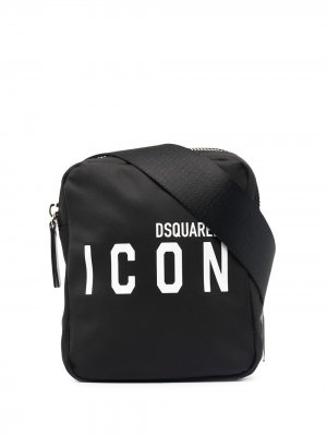 Поясная сумка Icon Dsquared2. Цвет: черный