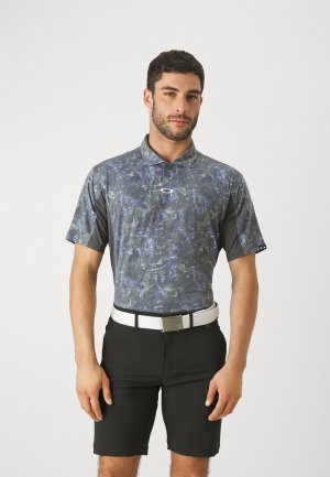Рубашка-поло AIRVENT ROCK PRINT , цвет blue/grey Oakley