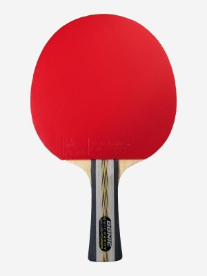 Ракетка для настольного тенниса DONIC Ovcharov Exlusive Carbon OFF + Desto F4, Красный. Цвет: красный