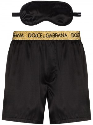 DG GOLD BAND TRK SHRTS BLK Dolce & Gabbana. Цвет: черный