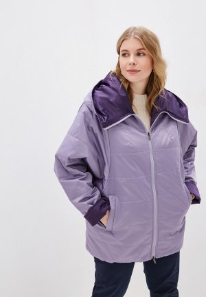 Куртка утепленная Лита. Цвет: фиолетовый