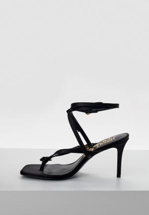 Босоножки Versace Jeans Couture. Цвет: черный