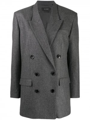Двубортный пиджак Isabel Marant. Цвет: серый