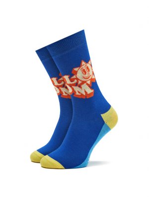 Высокие женские носки , синий Happy Socks