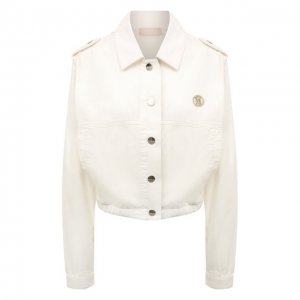 Джинсовая куртка Liu Jo. Цвет: белый