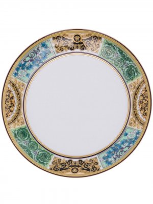 Керамическая тарелка Baroque Mosaic (21 см) Versace Tableware. Цвет: белый