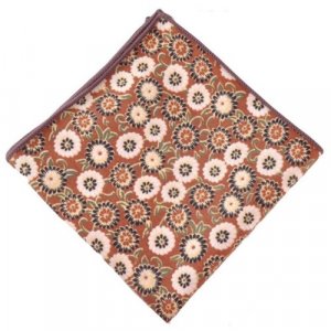 Нагрудный платок , для мужчин, бежевый, коричневый 2beMan. Цвет: коричневый/коричневый-бежевый/бежевый