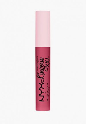 Помада Nyx Professional Makeup LIP LINGERIE XXL , оттенок 15, PUSHD UP, 4 мл. Цвет: розовый