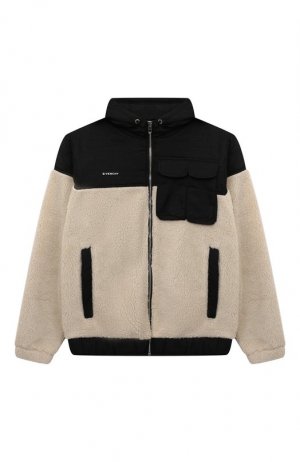 Утепленная куртка Givenchy. Цвет: кремовый