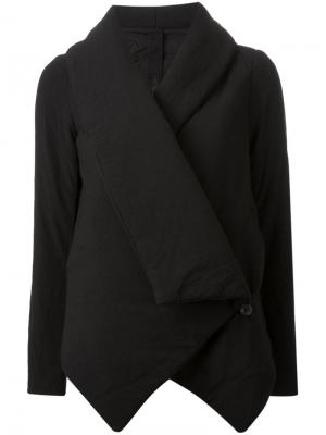 Асимметричная куртка-пуховик Forme Dexpression D'expression. Цвет: чёрный