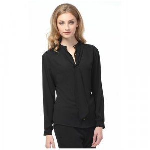 Блуза , размер 44, черный Viaggio. Цвет: черный