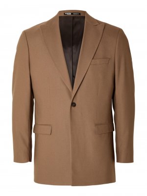 Пиджак комфортного кроя COMFORT-SKYE, коричневый SELECTED HOMME