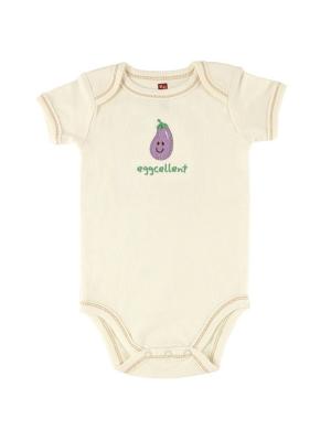 Боди Баклажан Hudson Baby. Цвет: кремовый