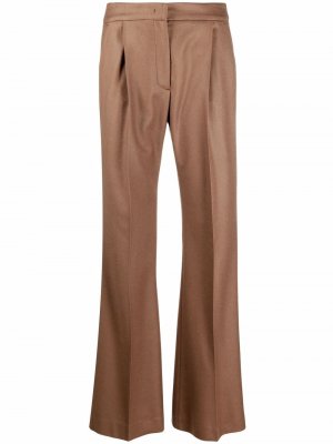 Прямые брюки строгого кроя Pt01. Цвет: коричневый