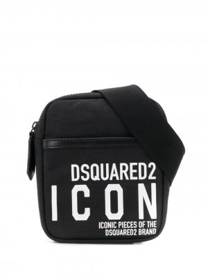 Поясная сумка с принтом Icon Dsquared2. Цвет: черный