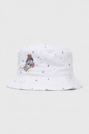 Хлопчатобумажная шапка , белый Polo Ralph Lauren