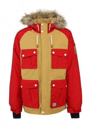 Куртка сноубордическая CLWR Roots Jacket. Цвет: разноцветный