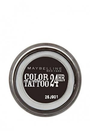 Тени для век Maybelline New York Color Tattoo 24 часа, оттенок 60, Бессменный черный, 4 мл. Цвет: черный