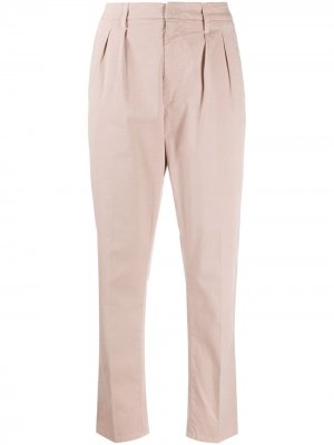 Зауженные брюки прямого кроя Dondup. Цвет: розовый