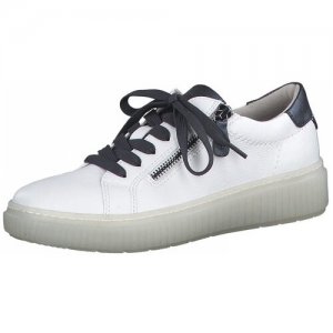 Ботинки на шнурках женские,цвет белый,размер 39 JANA. Цвет: белый