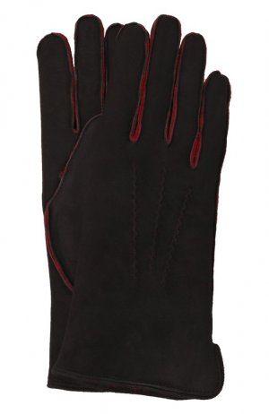 Замшевые перчатки TR Handschuhe. Цвет: чёрный