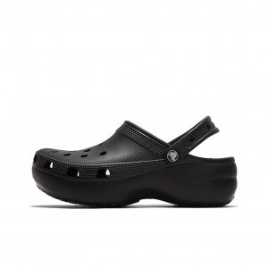 Classic Platform Clog Black (Women s) Crocs