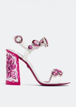 Сандалии Patent Leather, рисунок Dolce&Gabbana