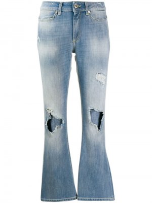 Расклешенные джинсы с прорезями Dondup