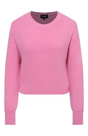 Пуловер из вискозы и хлопка Monrow. Цвет: розовый