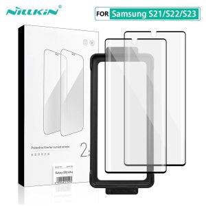 Для Samsung Galaxy S23 S22 S21 Ultra Film 3D ударопрочная изогнутая пленка Nillkin изогнутый полноэкранный клей защитный Note 20 не стекло