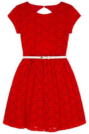 Платье Yumi girls. Цвет: красный