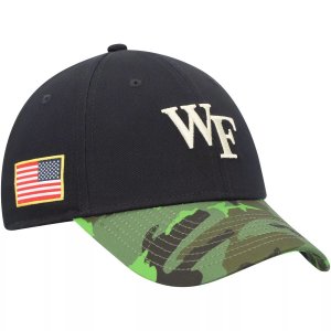 Мужская регулируемая шапка Wake Forest Demon Deacons Veterans Day 2Tone Legacy91, черная/камуфляжная Nike