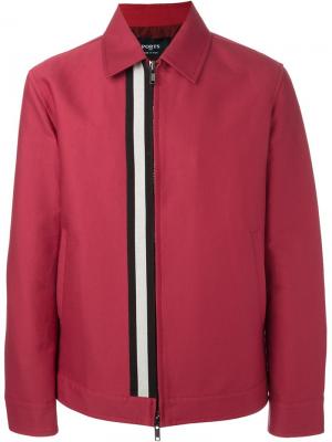 Легкая куртка с контрастной полоской Ports 1961. Цвет: красный