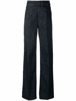 Расклешенные джинсы с завышенной талией Lemaire. Цвет: синий