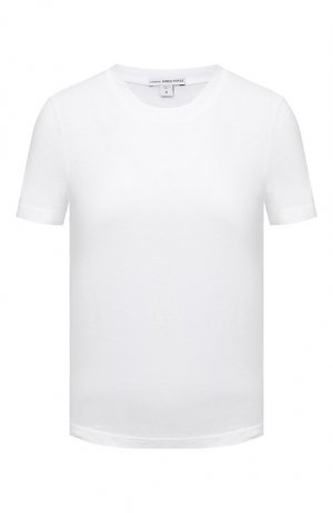Хлопковая футболка James Perse. Цвет: белый