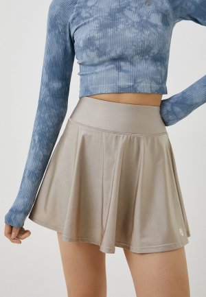 Юбка-шорты Oceansapart Dynamic Skirt. Цвет: бежевый