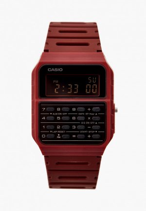 Часы Casio CA-53WF-4BEF. Цвет: бордовый