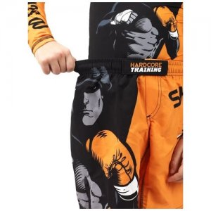 Детские шорты Hardcore Training Shadow Boxing - Оранжевый 12 лет. Цвет: оранжевый